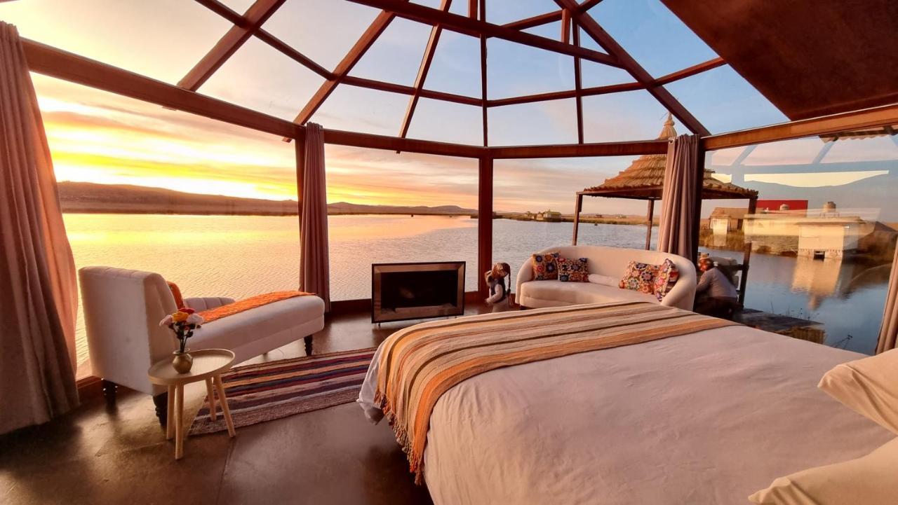 Uros Kay Pacha Lodge Puno Bagian luar foto