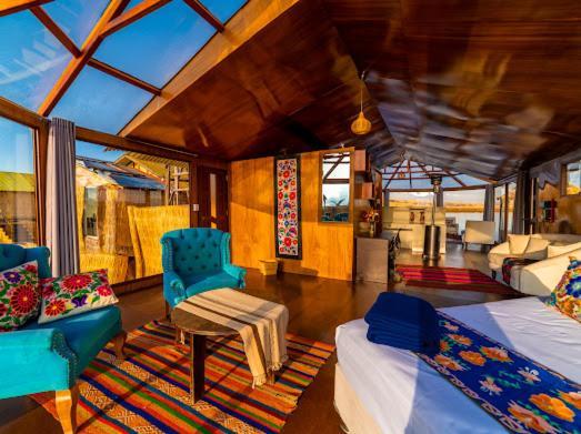 Uros Kay Pacha Lodge Puno Ruang foto
