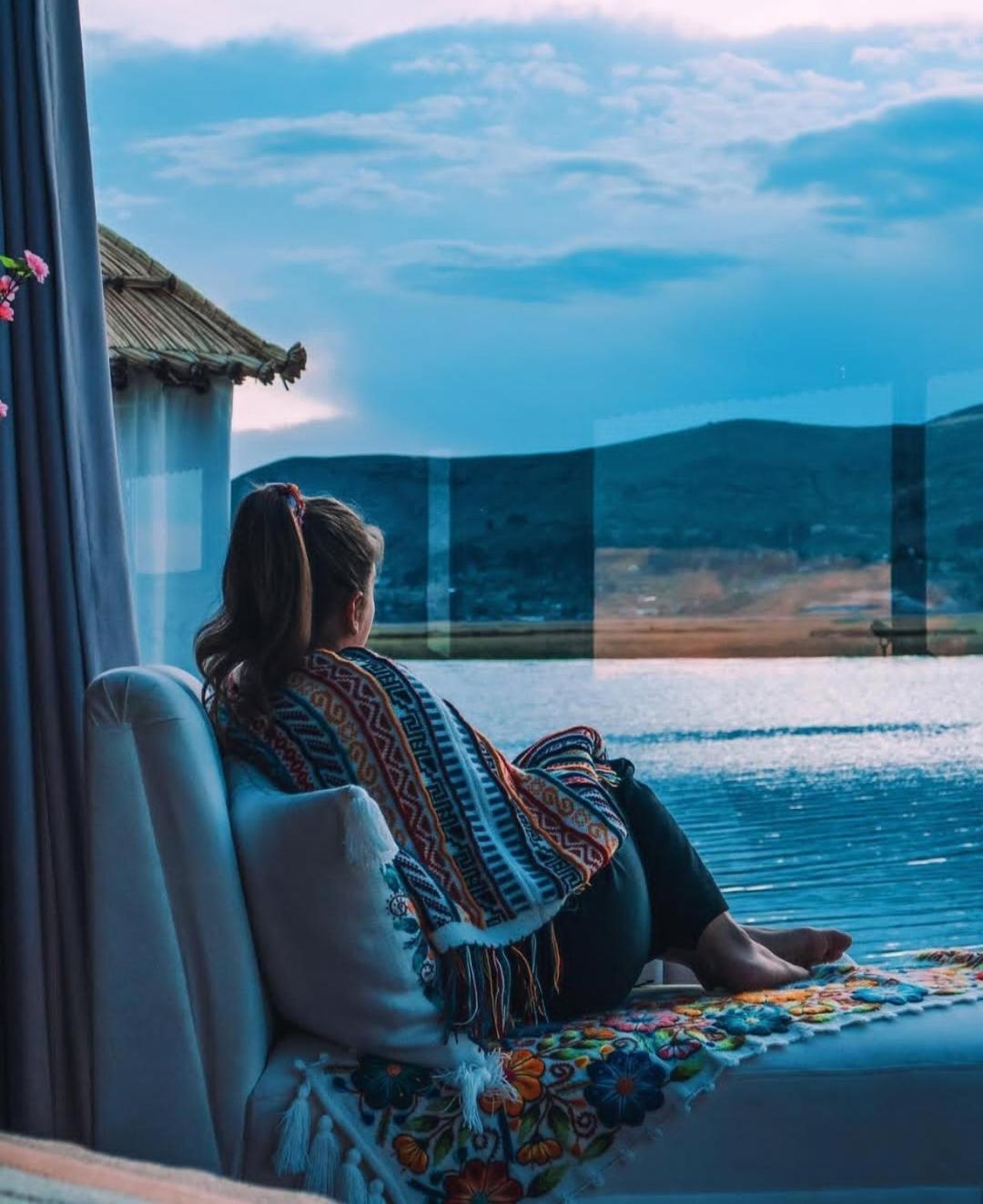 Uros Kay Pacha Lodge Puno Ruang foto