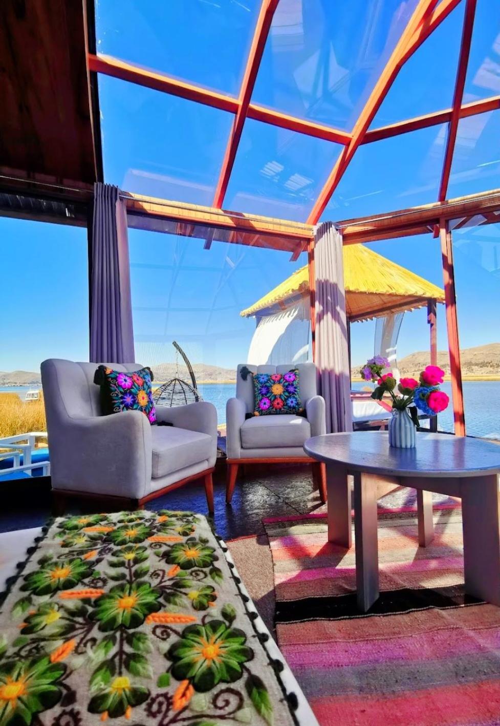 Uros Kay Pacha Lodge Puno Ruang foto