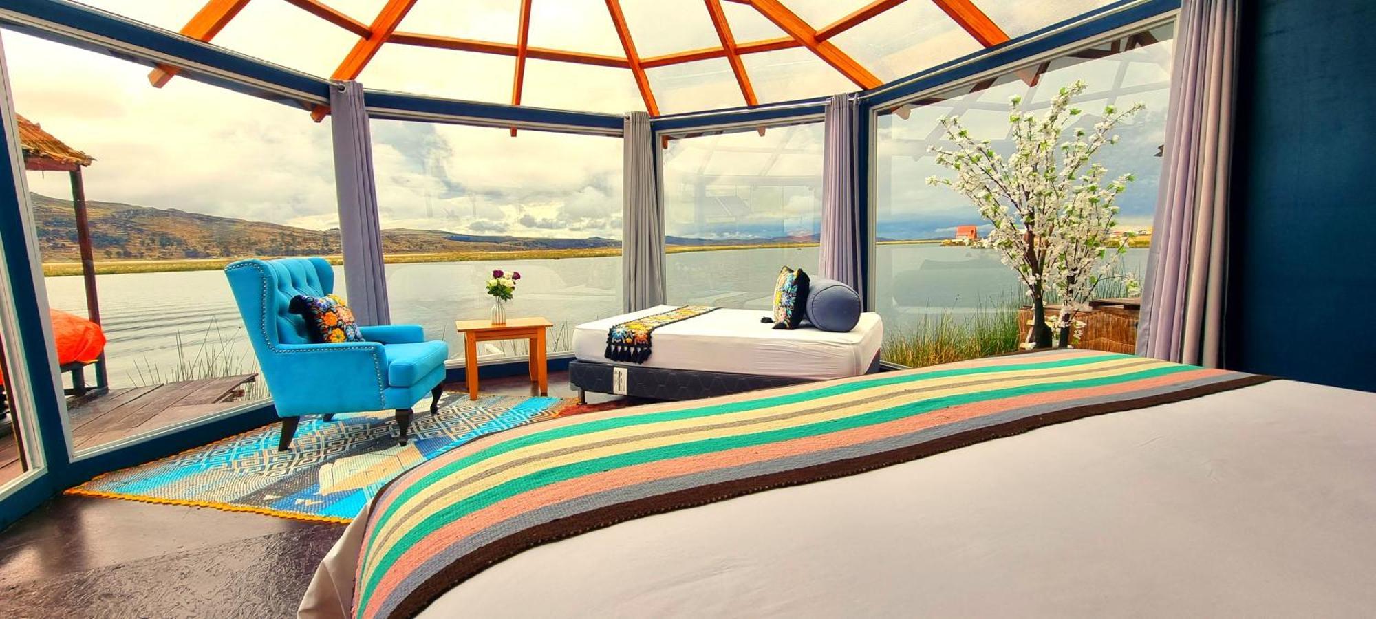 Uros Kay Pacha Lodge Puno Ruang foto