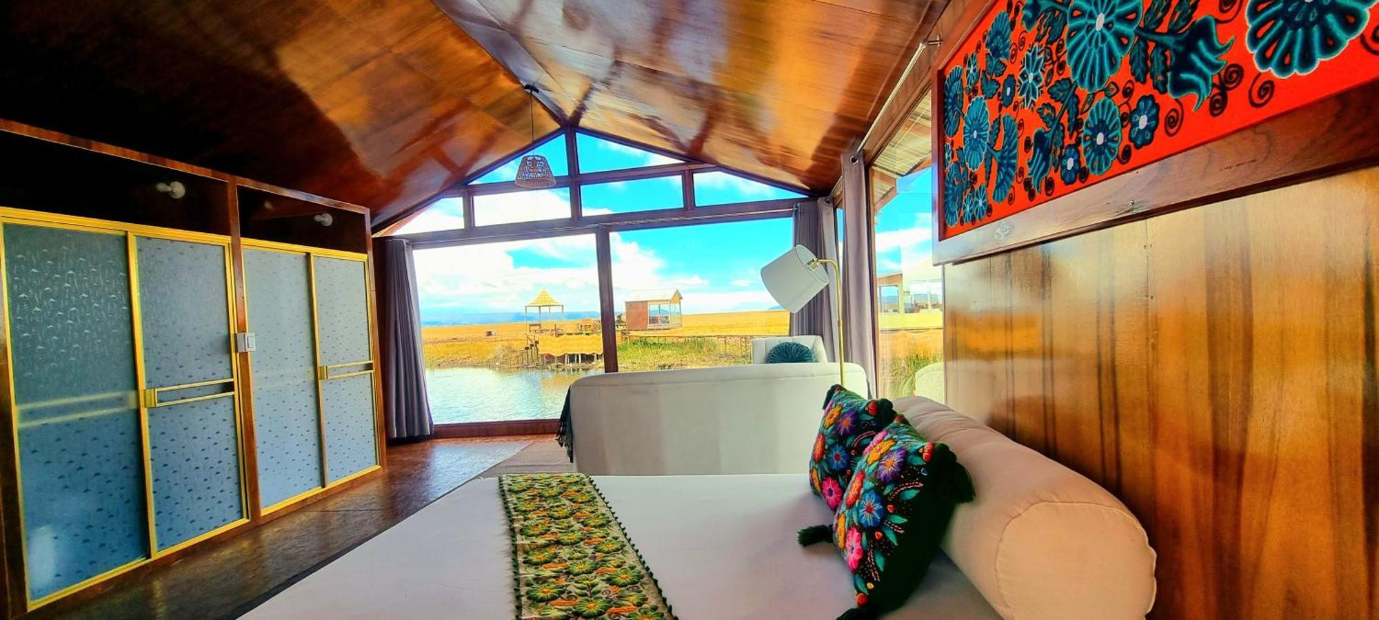 Uros Kay Pacha Lodge Puno Ruang foto