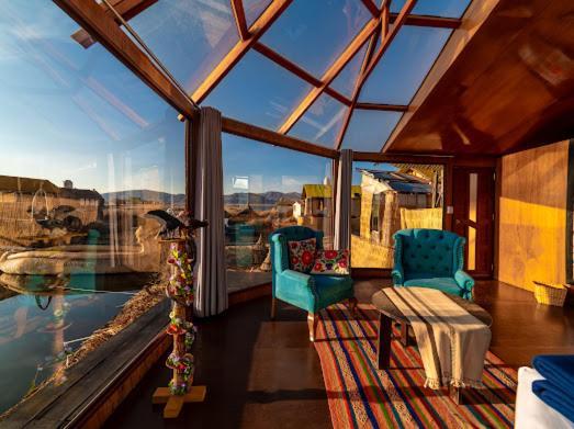 Uros Kay Pacha Lodge Puno Ruang foto