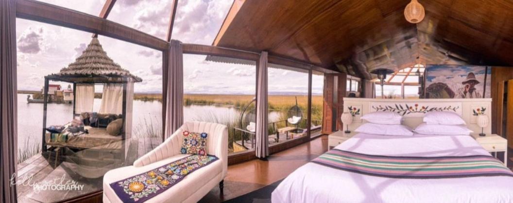 Uros Kay Pacha Lodge Puno Ruang foto