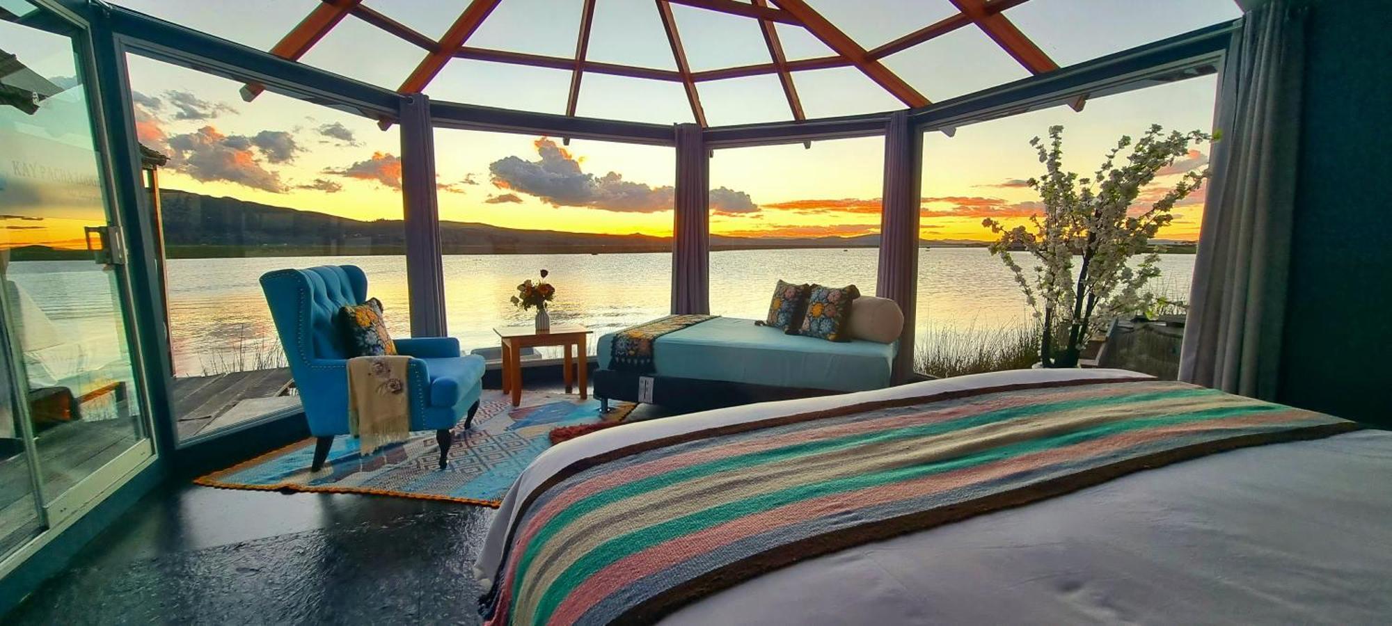 Uros Kay Pacha Lodge Puno Ruang foto